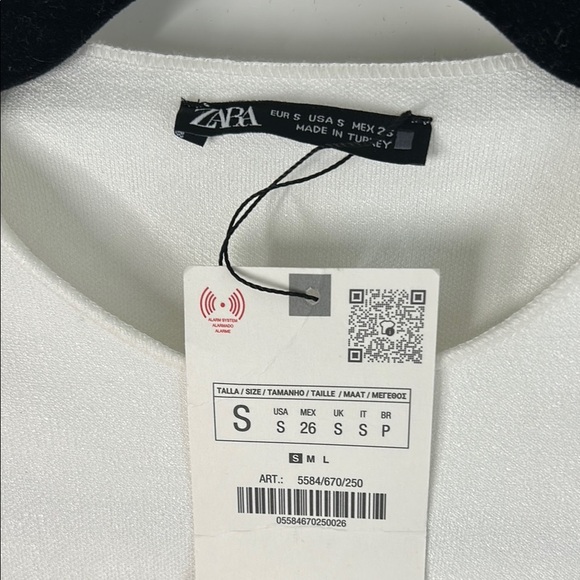 Zara Stretch Knit Skater Sleeveless Dress | Small - Picture 6 of 6